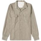 Universal Works Men's Alaska Cotton Worker Shirt in Sand