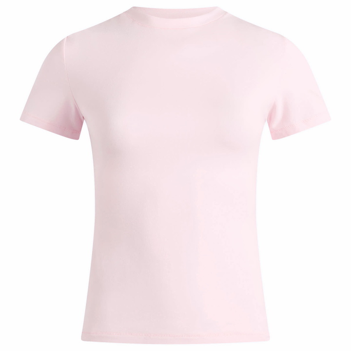 Photo: SKIMS Women's Cotton Jersey T-Shirt in Cherry Blossom
