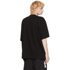 N.Hoolywood Black Drop Sleeve T-Shirt