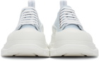 Alexander McQueen Blue Tread Slick Sneakers