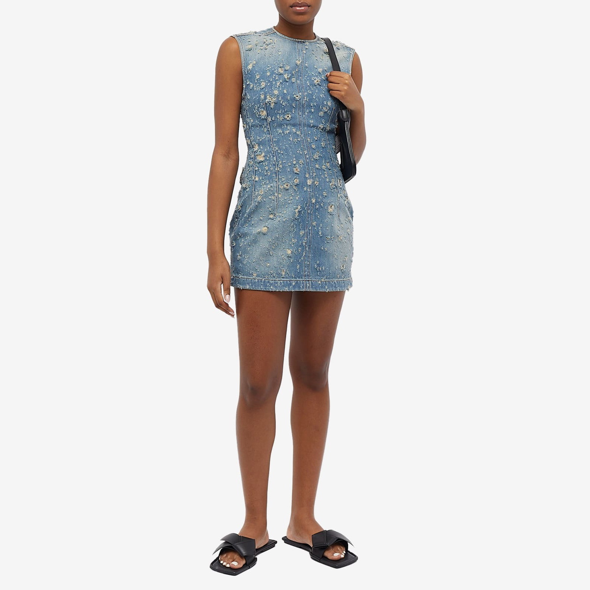 オールインワン・サロペット Acne Studios Mid-Blue Cotton Denim Mini Dress Acne Studios Mid-blue Cotton Denim Mini Dress | ModeSens