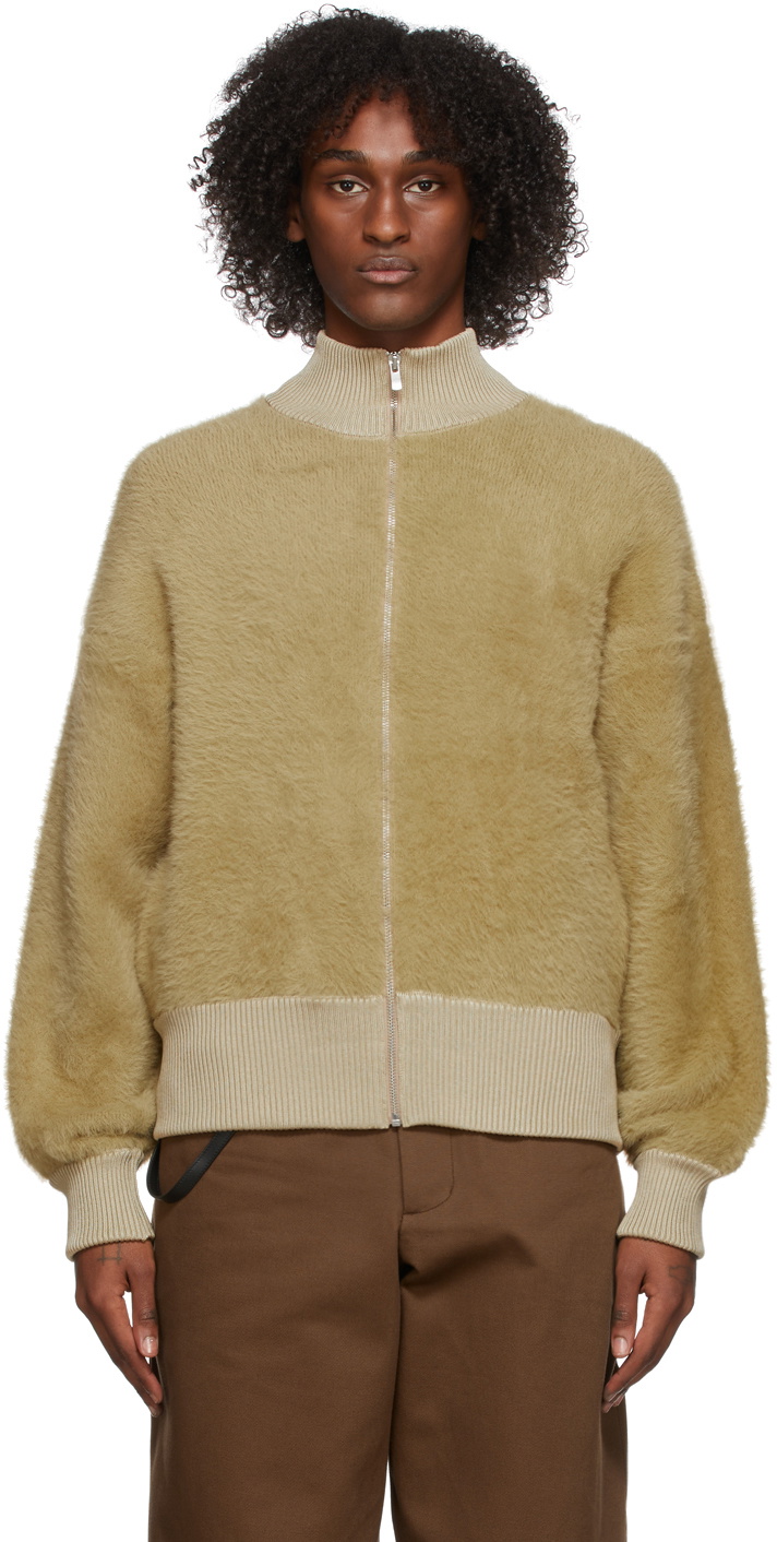 Jacquemus Beige Le Blouson Neve Bomber Jacket Jacquemus