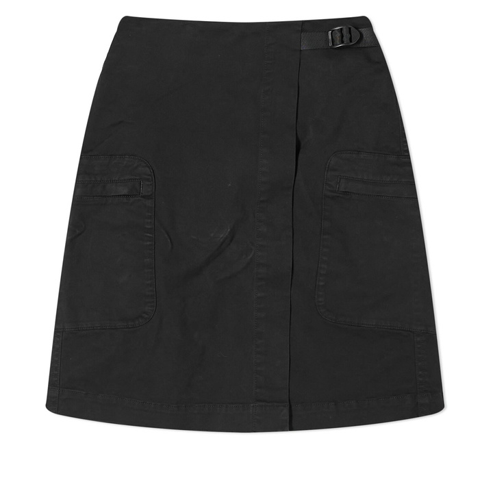 Photo: Gramicci Women's Wrap Mini Skirt in Black