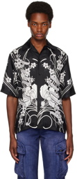 AMIRI Black Floral Shirt