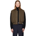 Jil Sander Brown Sport Vest