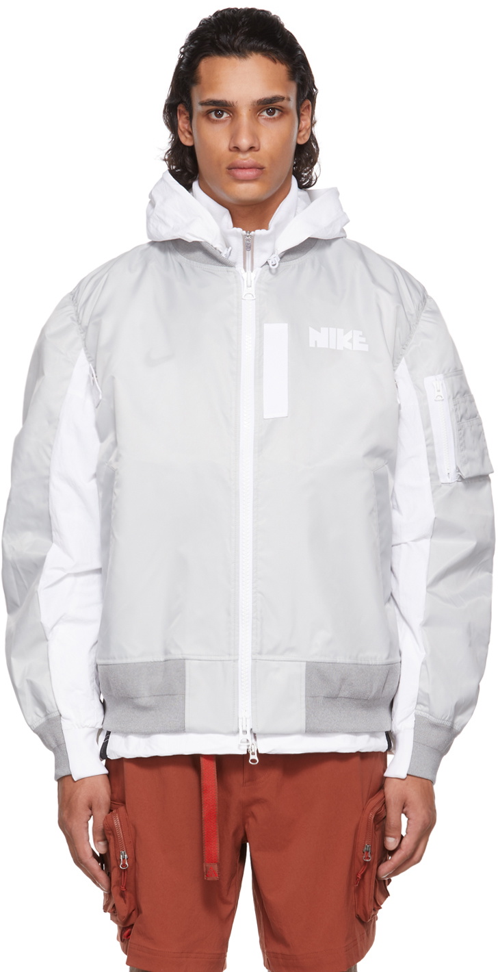 Nike grey online parka