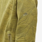 Nike Men's Tech Pack Engineered Floral Pullover Hoody in Pilgrim/Cargo Khaki