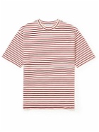 GENERAL ADMISSION - Striped Slub Cotton T-Shirt - Neutrals