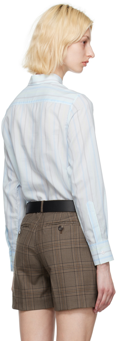 Ernest W. Baker Blue Pinstripe Shirt