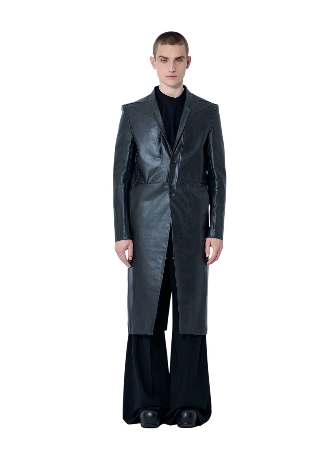 Rick Owens Black Leather Bauhaus Jacket Rick Owens