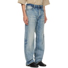Fear of God Blue Straight 5 Pocket Jeans
