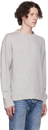 R13 Gray Vintage Sweatshirt