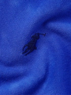 Polo Ralph Lauren - Slim-Fit Logo-Embroidered Tie-Dyed Cotton-Piqué Polo Shirt - Blue