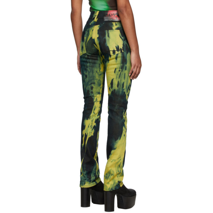 Green tie best sale dye jeans