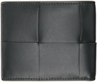 Bottega Veneta Black Cassette Bi-Fold Wallet