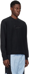 Nike Jordan Black Crewneck Long Sleeve Sweatshirt