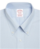 Brooks Brothers Men's Madison Relaxed-Fit Dress Shirt, Button-Down Collar | Light Blue