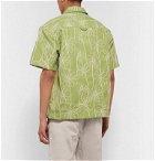 Jacquemus - Jean Camp-Collar Embroidered Twill Shirt - Green