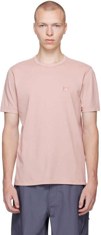 Photo: C.P. Company Pink Embroidered T-Shirt