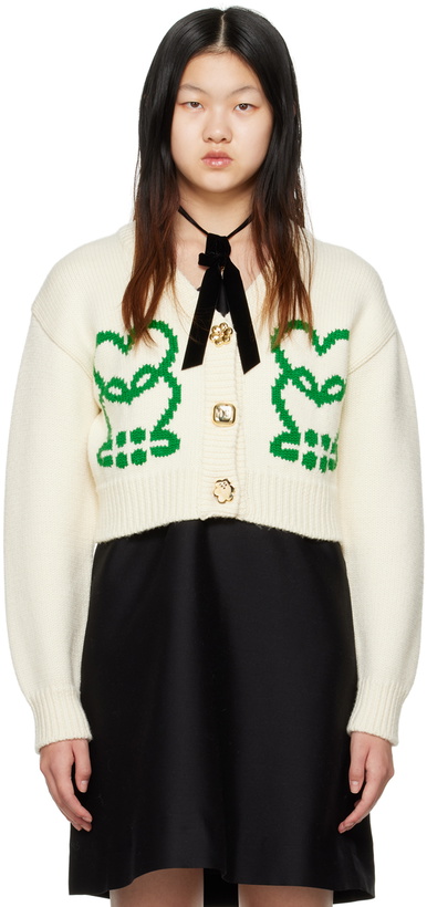 Photo: MINJUKIM Off-White Bari Cardigan