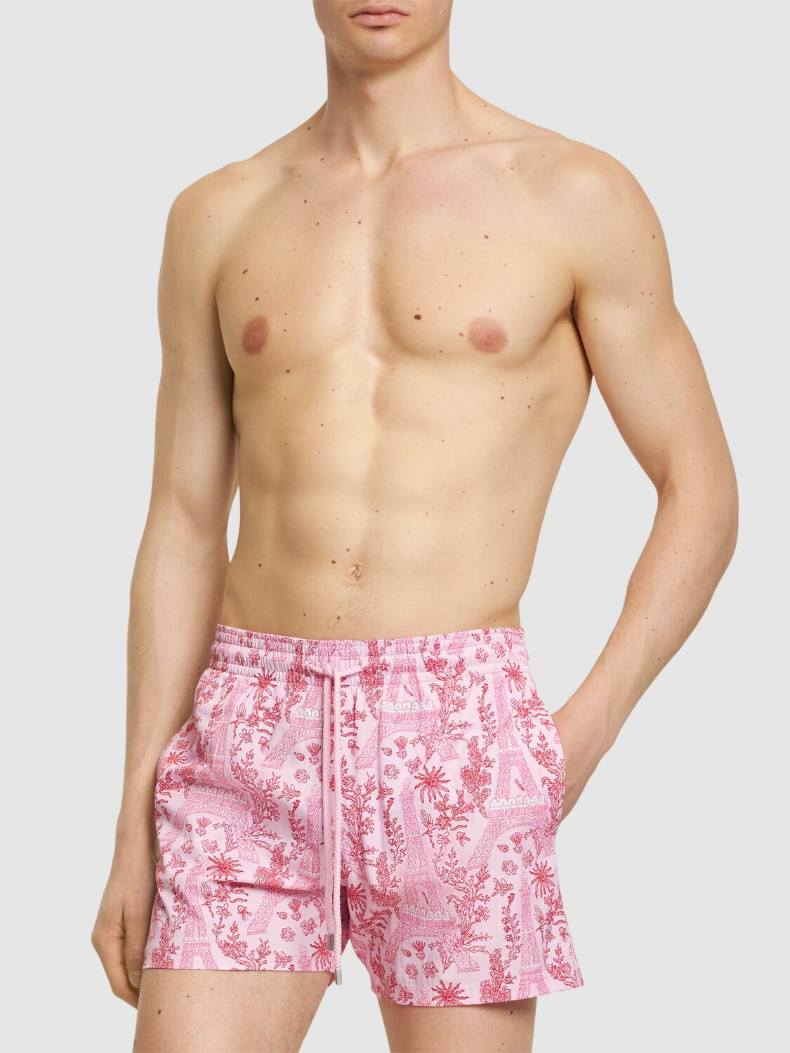 VILEBREQUIN Moorise Print Stretch Nylon Swim Shorts