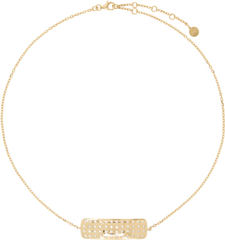 Photo: Alan Crocetti Gold Encrusted Mini Plaster Choker