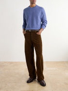 Boglioli - Virgin Wool and Cashmere-Blend Sweater - Blue