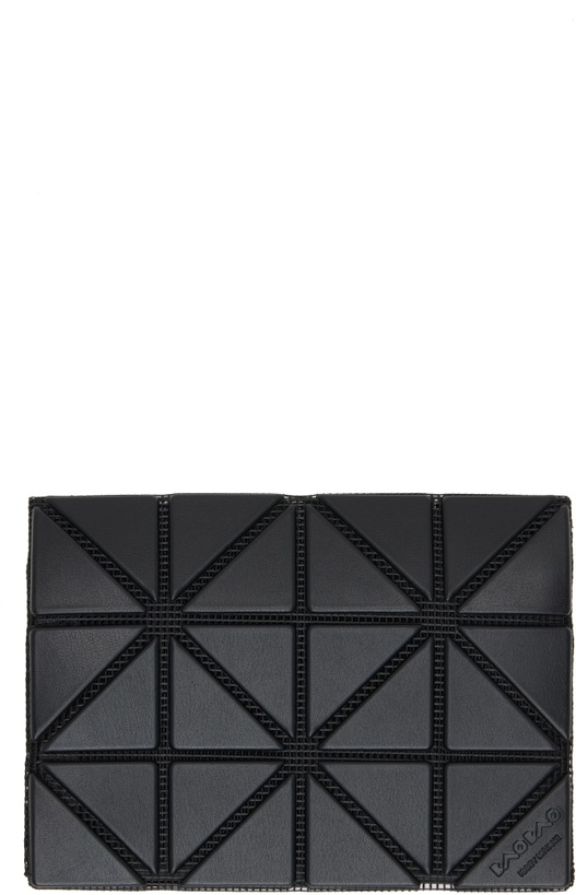 Photo: BAO BAO ISSEY MIYAKE Black Matte Wallet
