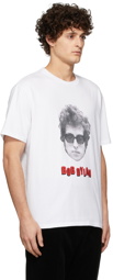 WACKO MARIA White Bob Dylan 'Guilty Parties' T-Shirt