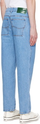 Dime Blue Classic Relaxed Jeans