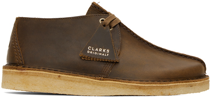 Photo: Clarks Originals Brown Trek Desert Derbys