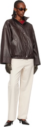 Róhe Brown Reinvented Leather Jacket