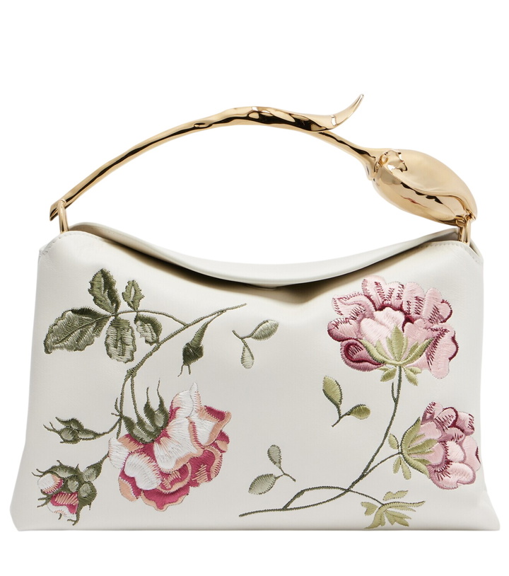 Photo: Erdem Bloom Medium floral leather top-handle bag