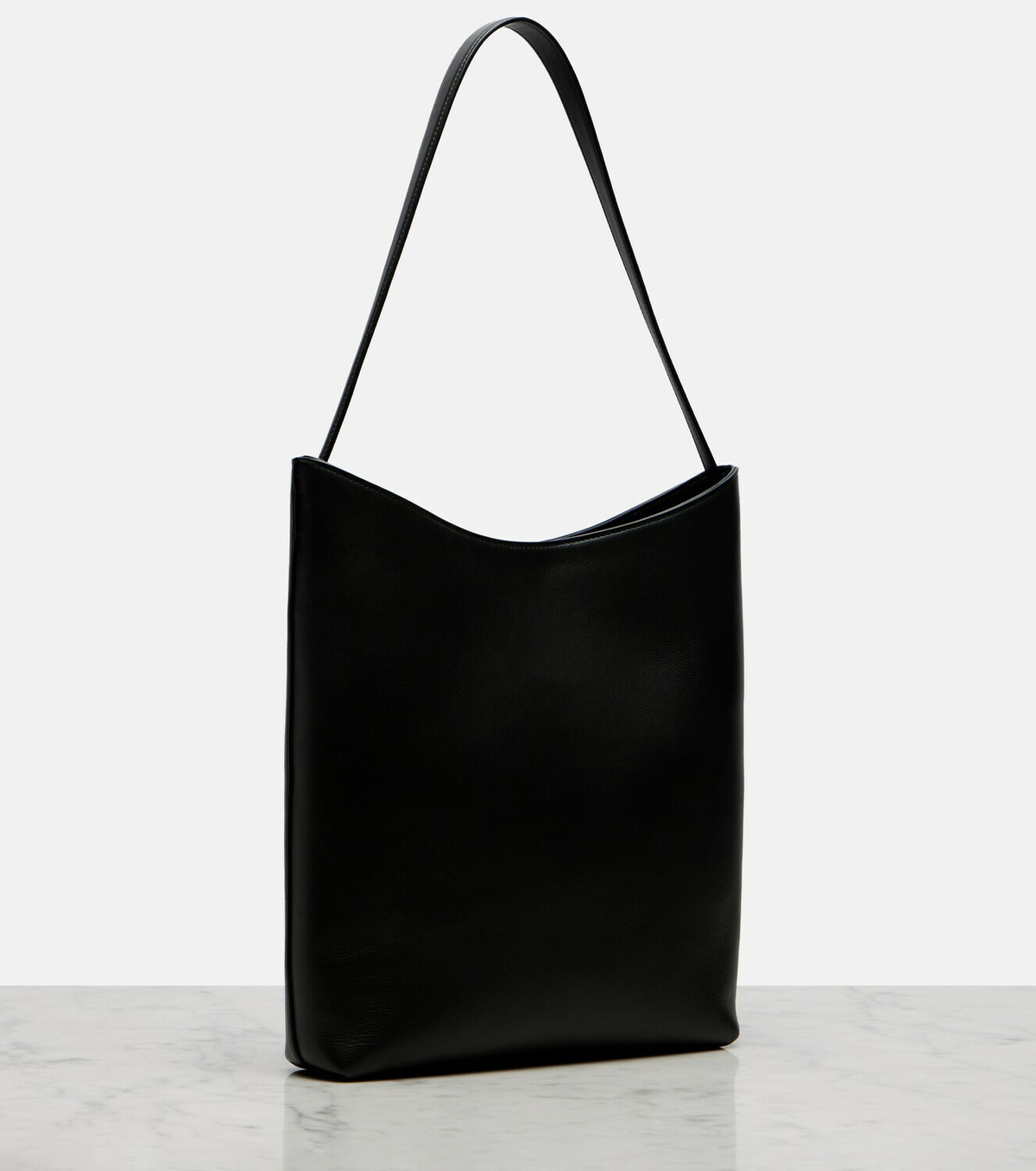 The Row Alma Medium leather shoulder bag