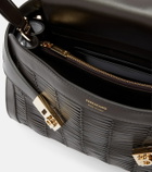 Ferragamo Hug Medium woven leather shoulder bag