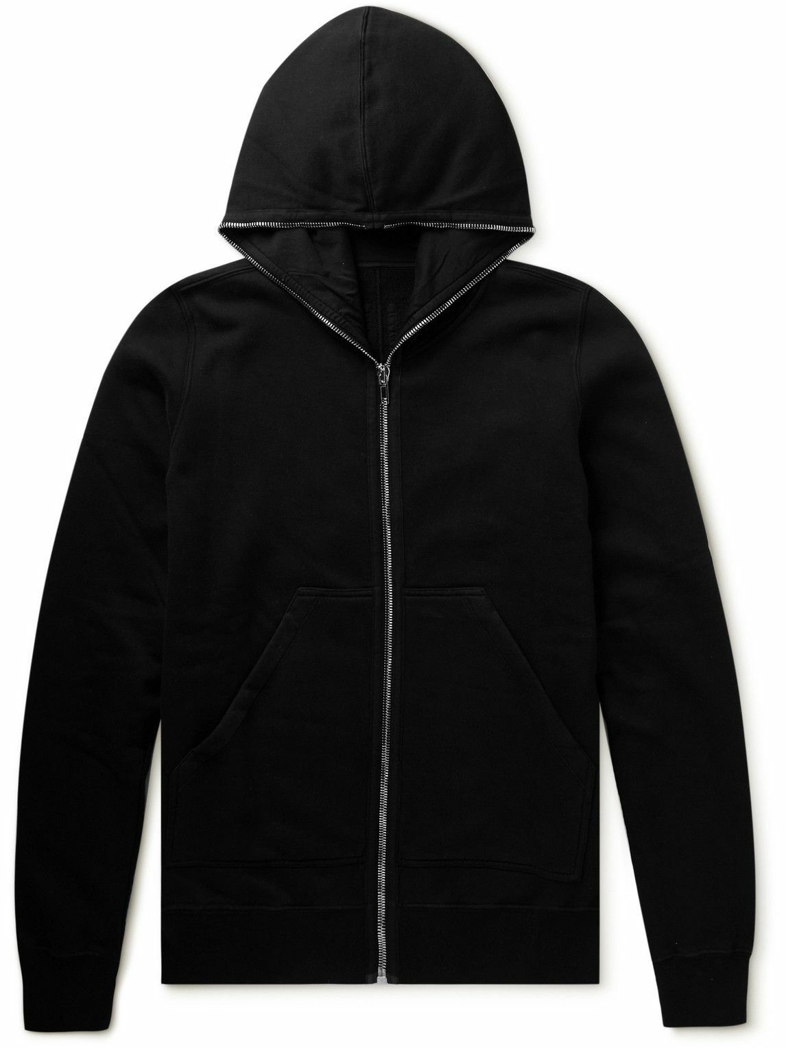 Cotton jersey hoodie in black - Y 3