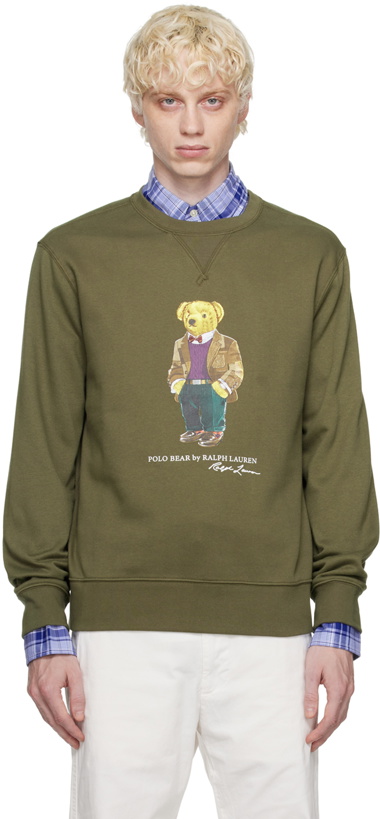 Photo: Polo Ralph Lauren Khaki Polo Bear Sweatshirt