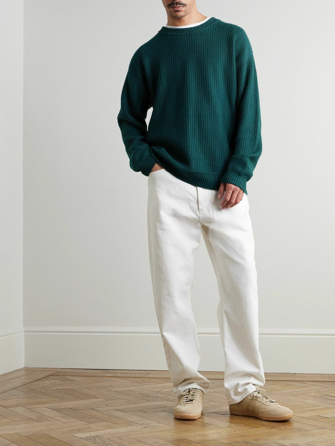 Frescobol Carioca - Jardim Merino Wool Sweater - Green