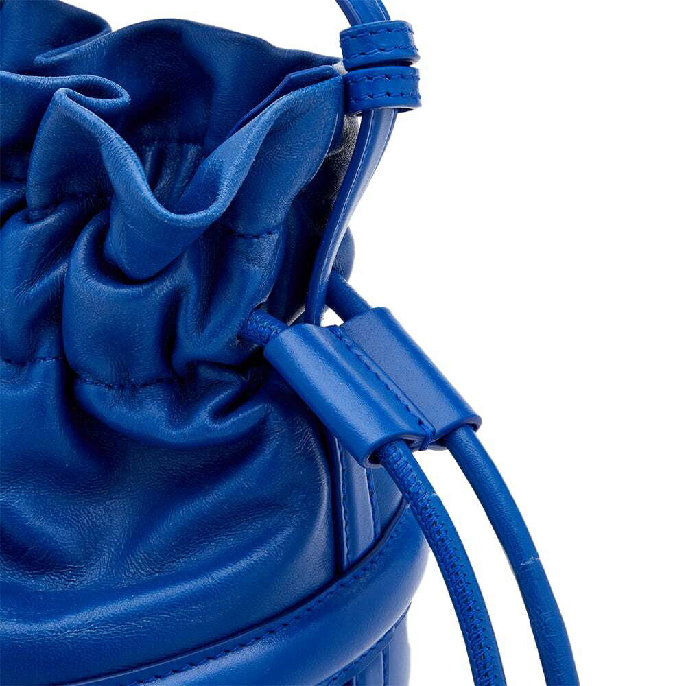 Alexander McQueen Soft-curve Bucket Bag - Blue