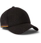 Paul Smith - Stripe-Trimmed Wool-Tweed Baseball Cap - Black