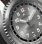 Breitling - Navitimer 8 B35 Automatic Unitime Chronometer 43mm Stainless Steel and Alligator Watch - Silver