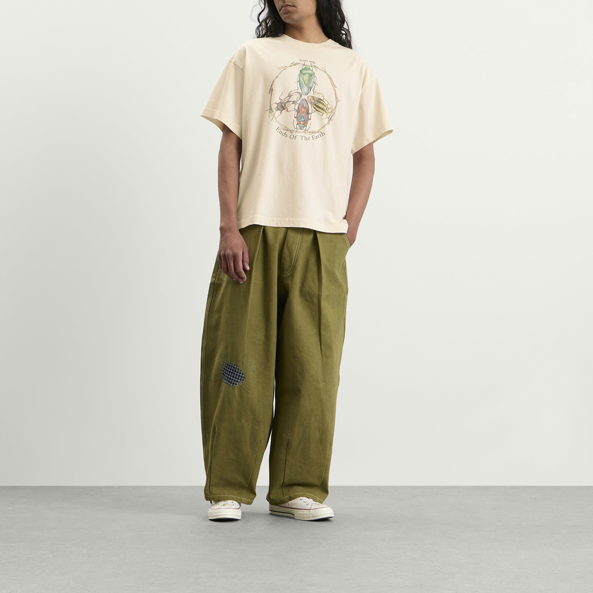 Story mfg. Grateful T-Shirt - Presented by END. in Ecru