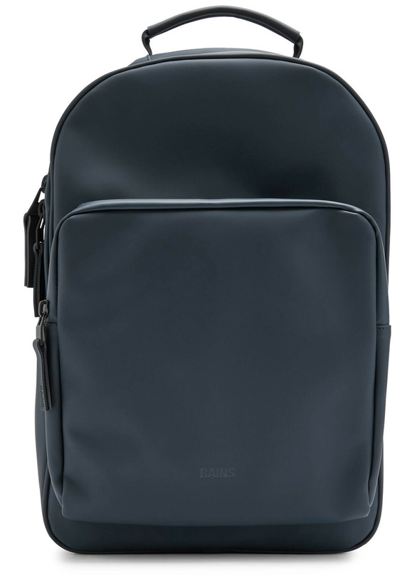 Photo: Rains Book Daypack Large Backpack - Navy - One Size