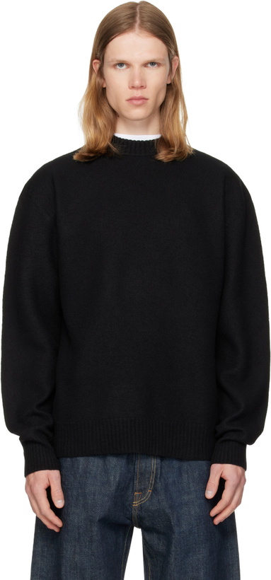 Photo: Jil Sander Black Wool Sweater