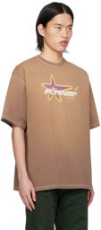 RICE NINE TEN Brown Gradation T-Shirt