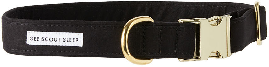 See Scout Sleep Black 'The Scot' Large Standard Collar