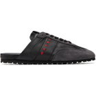 Marni Black Softy Soccer Slip-on Sneakers