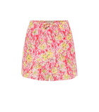 Marni - Floral silk-crêpe shorts