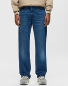 Ami Paris Straight Fit Jeans Blue - Mens - Jeans