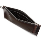 Berluti - Façade Scritto Leather Pouch - Brown